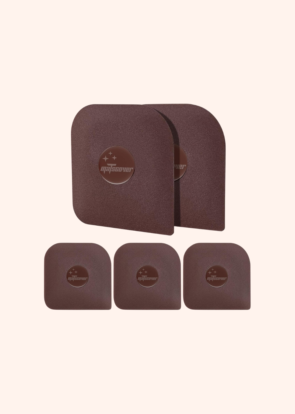 Pan Scraper, 5 Pcs Pot & Dish Scraper Plastic, Sturdy Scraper Kitchen Tool