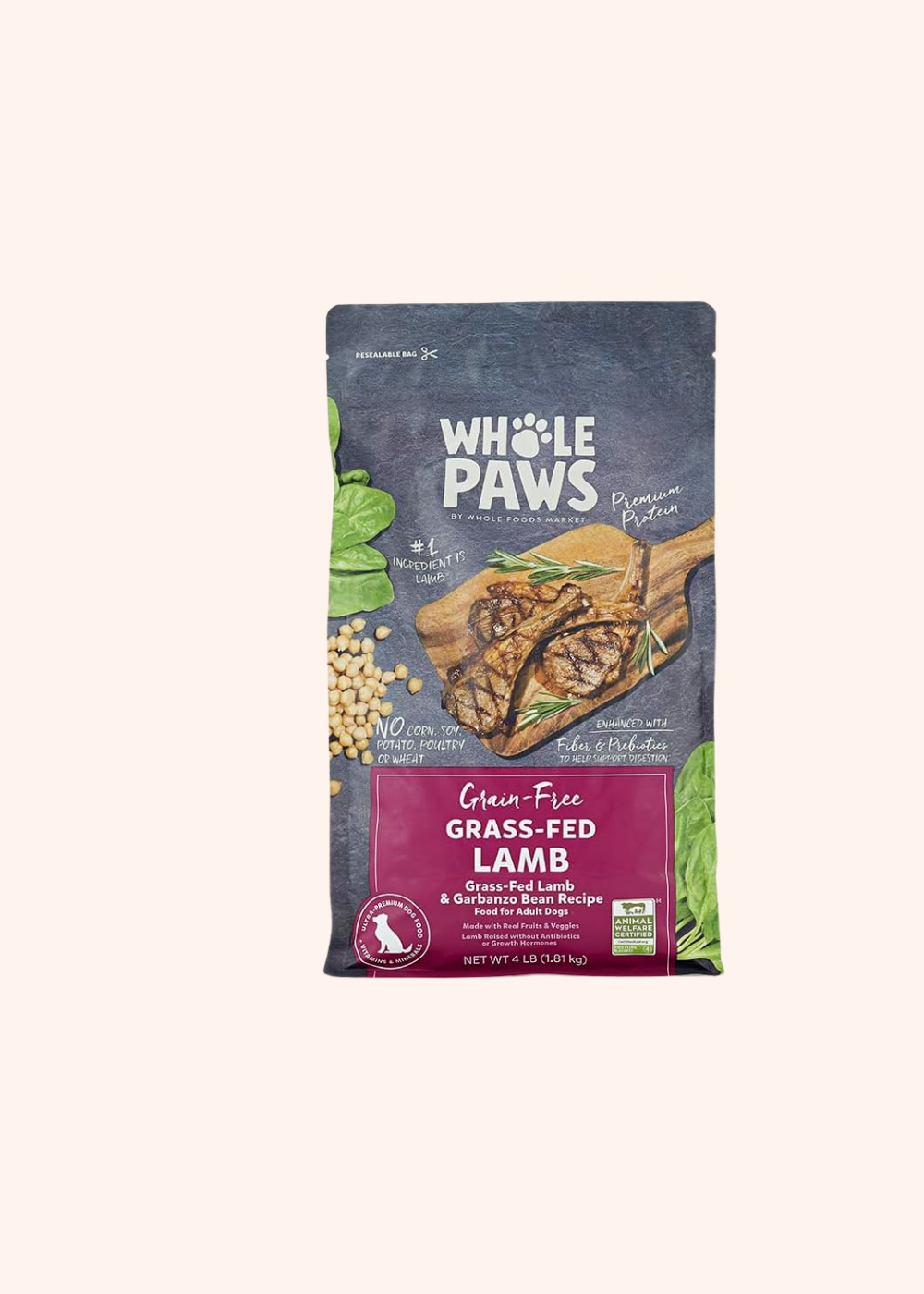 Whole Paws by Whole Foods Market, Grain-Free Adult Dog Food